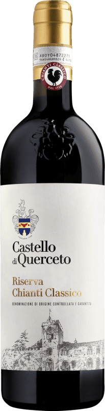 28,95 € 免费送货 | 红酒 Castello di Querceto 预订 D.O.C.G. Chianti 托斯卡纳 意大利 Sangiovese, Colorino, Canaiolo, Ciliegiolo, Mammolo 瓶子 75 cl