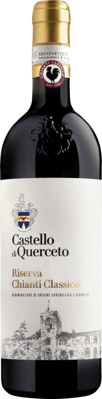 27,95 € Бесплатная доставка | Красное вино Castello di Querceto Резерв D.O.C.G. Chianti Classico Тоскана Италия Sangiovese, Colorino, Canaiolo, Ciliegiolo, Mammolo бутылка 75 cl