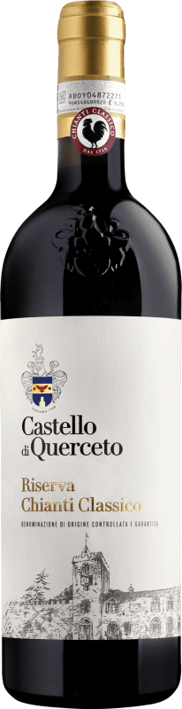 27,95 € Envoi gratuit | Vin rouge Castello di Querceto Réserve D.O.C.G. Chianti Classico Toscane Italie Sangiovese, Colorino, Canaiolo, Ciliegiolo, Mammolo Bouteille 75 cl
