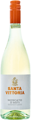 19,95 € 免费送货 | 白酒 Castello di Santa Vittoria 甜美 D.O.C.G. Moscato d'Asti 意大利 Muscat White 瓶子 75 cl