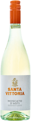 15,95 € Envío gratis | Vino blanco Castello di Santa Vittoria Dulce D.O.C.G. Moscato d'Asti Italia Moscato Blanco Botella 75 cl