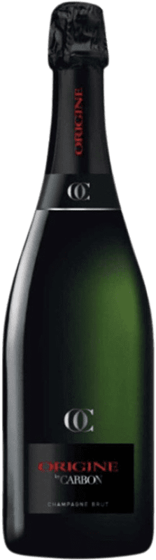 75,95 € Kostenloser Versand | Weißer Sekt Carbon Origine Exclusive Brut A.O.C. Champagne Champagner Frankreich Spätburgunder, Pinot Meunier Flasche 75 cl