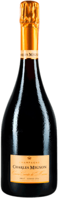 84,95 € Kostenloser Versand | Weißer Sekt Charles Mignon Cuvée Comte de Marne Grand Cru Brut A.O.C. Champagne Champagner Frankreich Pinot Schwarz, Chardonnay Flasche 75 cl