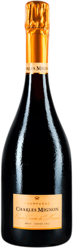 75,95 € 送料無料 | 白のスパークリングワイン Charles Mignon Comte de Marne Brut — ブリュット Grand Cru, Cuvée A.O.C. Champagne シャンパン フランス Pinot Noir — ピノ・ノワール, Chardonnay — シャルドネ ボトル 75 cl