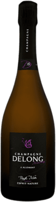 72,95 € Spedizione Gratuita | Spumante bianco Delong Marlène Esprit Nature A.O.C. Champagne champagne Francia Pinot Nero Bottiglia 75 cl