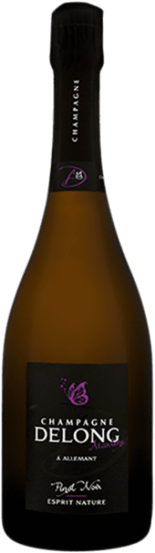 59,95 € Spedizione Gratuita | Spumante bianco Delong Marlène Esprit Nature A.O.C. Champagne champagne Francia Pinot Nero Bottiglia 75 cl