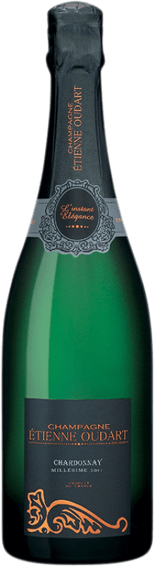 54,95 € Бесплатная доставка | Белое игристое Étienne Oudart Millésimé брют A.O.C. Champagne шампанское Франция Chardonnay бутылка 75 cl