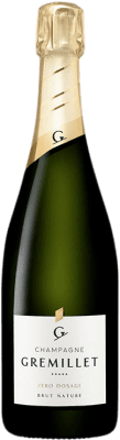 35,95 € Kostenloser Versand | Weißer Sekt Gremillet Zéro Dosage A.O.C. Champagne Champagner Frankreich Pinot Schwarz, Chardonnay Flasche 75 cl