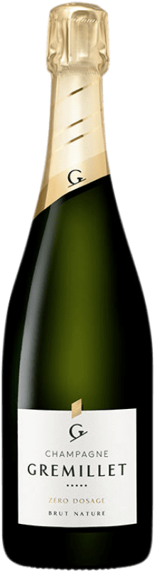 38,95 € Envio grátis | Espumante branco Gremillet Zéro Dosage A.O.C. Champagne Champagne França Pinot Preto, Chardonnay Garrafa 75 cl