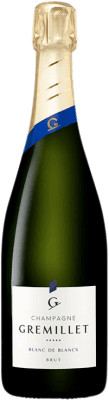 39,95 € Бесплатная доставка | Белое игристое вино Gremillet Blanc de Blancs A.O.C. Champagne шампанское Франция Chardonnay — Шардоне 75 cl