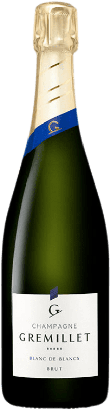 35,95 € 免费送货 | 白起泡酒 Gremillet Blanc de Blancs A.O.C. Champagne 香槟酒 法国 Chardonnay 瓶子 75 cl