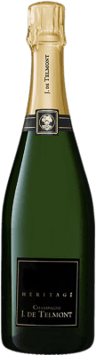 468,95 € 送料無料 | 白スパークリングワイン J. de Telmont Heritage Collection 1985 A.O.C. Champagne シャンパン フランス Pinot Meunier ボトル 75 cl