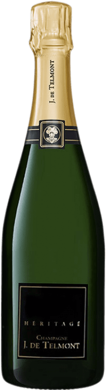 468,95 € 送料無料 | 白スパークリングワイン J. de Telmont Heritage Collection 1985 A.O.C. Champagne シャンパン フランス Pinot Meunier ボトル 75 cl