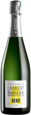 32,95 € 送料無料 | 白スパークリングワイン Laurent Godard Gebõ A.O.C. Champagne シャンパン フランス Pinot Black, Chardonnay, Pinot Meunier ボトル 75 cl