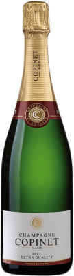 56,95 € Бесплатная доставка | Белое игристое Marie Copinet Extra Quality брют A.O.C. Champagne шампанское Франция Pinot Black, Chardonnay, Pinot Meunier бутылка 75 cl