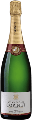 43,95 € Kostenloser Versand | Weißer Sekt Marie Copinet Extra Quality Brut A.O.C. Champagne Champagner Frankreich Spätburgunder, Chardonnay, Pinot Meunier Flasche 75 cl