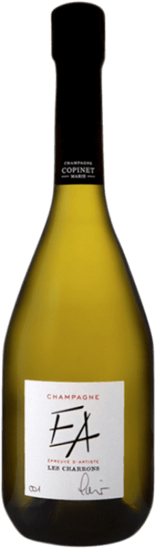 61,95 € 送料無料 | 白のスパークリングワイン Marie Copinet EA Les Charrons Cuvée A.O.C. Champagne シャンパン フランス Chardonnay — シャルドネ Eco — エコ ビオ オーガニック 75 cl