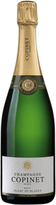 36,95 € Envio grátis | Espumante Branco Marie Copinet Brut — Bruto Blanc de Blancs A.O.C. Champagne Champagne França Chardonnay Eco — Biológico 75 cl