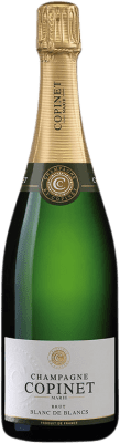 69,95 € Envío gratis | Espumoso blanco Marie Copinet Blanc de Blancs Brut A.O.C. Champagne Champagne Francia Chardonnay Botella 75 cl