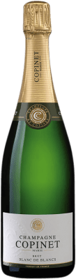 67,95 € Spedizione Gratuita | Spumante bianco Marie Copinet Blanc de Blancs Brut A.O.C. Champagne champagne Francia Chardonnay Bottiglia 75 cl