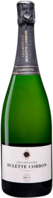 27,95 € Envío gratis | Espumoso Blanco Mulette Corbon Brut Classique — Clásico A.O.C. Champagne Champagne Francia Chardonnay, Pinot Meunier 75 cl