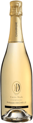 37,95 € Envío gratis | Espumoso Blanco Philippe Dechelle Nude Brut Nature Cuvée A.O.C. Champagne Champagne Francia Pinot Negro, Chardonnay 75 cl