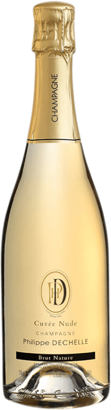 35,95 € Бесплатная доставка | Белое игристое Philippe Dechelle Cuvée Nude Природа Брута A.O.C. Champagne шампанское Франция Pinot Black, Chardonnay бутылка 75 cl