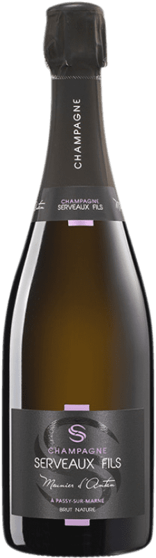 49,95 € Бесплатная доставка | Белое игристое Serveaux Meunier d'Antan Природа Брута A.O.C. Champagne шампанское Франция Pinot Meunier бутылка 75 cl