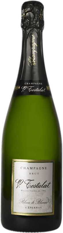 34,95 € 免费送货 | 白起泡酒 Vincent Testulat Brut — 起泡酒 干型 Blanc de Blancs A.O.C. Champagne 香槟酒 法国 Chardonnay — 莎当妮 Eco — 生态 有机 天然 75 cl