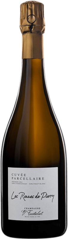 65,95 € 送料無料 | 白スパークリングワイン Vincent Testulat Cuvée Parcellaire 1er Cru Les Rennes de Pierry A.O.C. Champagne シャンパン フランス Chardonnay, Pinot White ボトル 75 cl