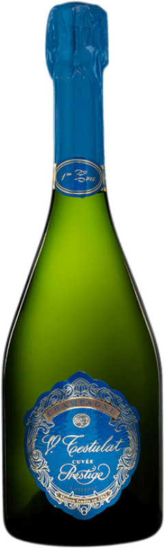 54,95 € Envío gratis | Espumoso blanco Vincent Testulat Cuvée Prestige Premier Cru Brut A.O.C. Champagne Champagne Francia Pinot Negro, Chardonnay Botella 75 cl
