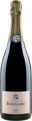 56,95 € 免费送货 | 玫瑰气泡酒 Bonnaire Rosé Assemblage A.O.C. Champagne 香槟酒 法国 Pinot Black, Chardonnay 瓶子 75 cl