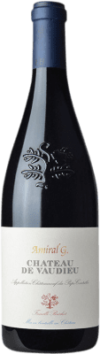 113,95 € Envío gratis | Vino tinto Château de Vaudieu Amiral G A.O.C. Châteauneuf-du-Pape Provence Francia Garnacha Botella 75 cl
