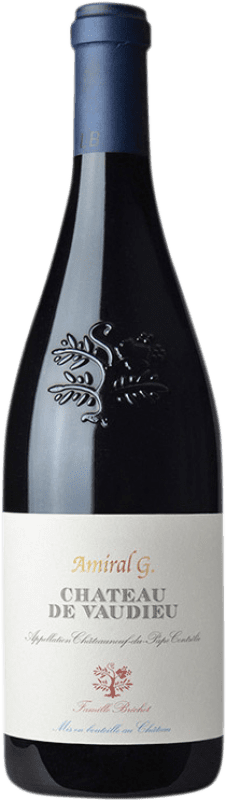 118,95 € Free Shipping | Red wine Château de Vaudieu Amiral G A.O.C. Châteauneuf-du-Pape Provence France Grenache Bottle 75 cl