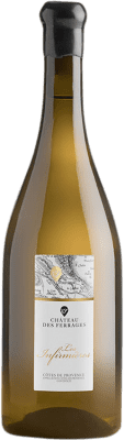 39,95 € Envio grátis | Vinho branco Château des Ferrages Les Infirmières Crianza A.O.C. Côtes de Provence Provença França Clairette Blanche Garrafa 75 cl