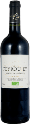 10,95 € Бесплатная доставка | Красное вино Château Peyrouley Cuvée Prestige A.O.C. Bordeaux Бордо Франция Merlot, Cabernet Sauvignon, Petit Verdot Органический бутылка 75 cl