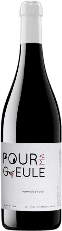 17,95 € 免费送货 | 红酒 Clos des Fous Pour Ma Gueule I.G. Valle del Itata Itata谷 智利 Tempranillo, Carignan, Cinsault 瓶子 75 cl