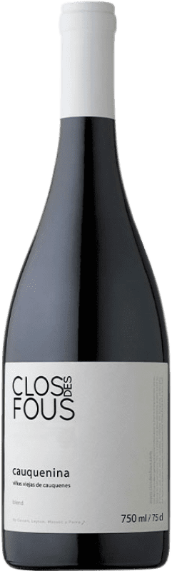 19,95 € Бесплатная доставка | Красное вино Clos des Fous Cauquenina Чили Tempranillo, Syrah, Carignan, Malbec, Carmenère бутылка 75 cl