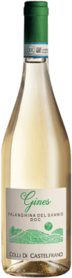 14,95 € Spedizione Gratuita | Vino bianco Colli di Castelfranci Gines D.O.C. Falanghina del Sannio Campania Italia Falanghina Bottiglia 75 cl