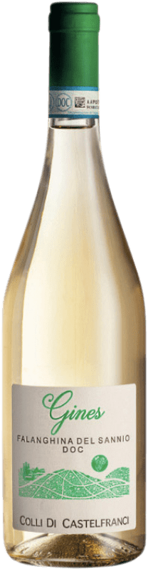 15,95 € Envio grátis | Vinho Branco Colli di Castelfranci Gines D.O.C. Falanghina del Sannio Campania Itália Falanghina 75 cl