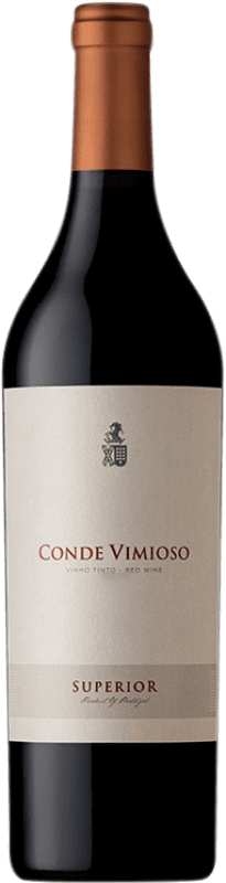 10,95 € 免费送货 | 红酒 Conde de Vimioso Vinho do Tejo Superior 葡萄牙 Cabernet Sauvignon, Petit Verdot, Touriga Nacional, Castelão 瓶子 75 cl