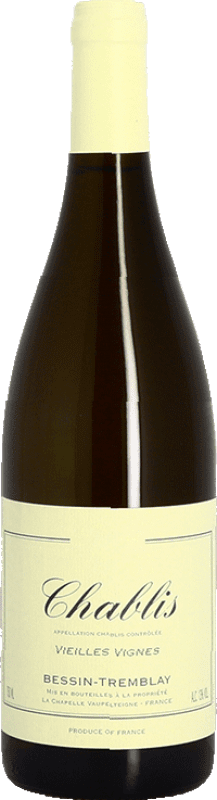 32,95 € Spedizione Gratuita | Vino bianco Bessin-Tremblay Vieilles Vignes A.O.C. Chablis Borgogna Francia Chardonnay Bottiglia 75 cl