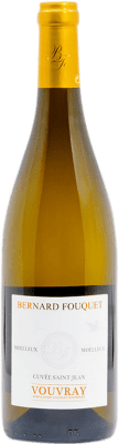 16,95 € Spedizione Gratuita | Vino bianco Domaine des Aubuisières Bernard Fouquet Cuvée Saint Jean Dolce A.O.C. Vouvray Loire Francia Chenin Bianco Bottiglia 75 cl