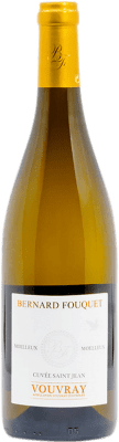 16,95 € Kostenloser Versand | Weißwein Domaine des Aubuisières Bernard Fouquet Cuvée Saint Jean Edelsüß A.O.C. Vouvray Loire Frankreich Chenin Weiß Flasche 75 cl