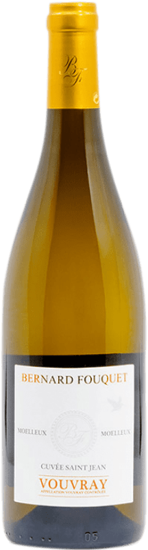 17,95 € Spedizione Gratuita | Vino Bianco Domaine des Aubuisières Bernard Fouquet Saint Jean Dulce — Dolce Cuvée A.O.C. Vouvray Loire Francia Chenin 75 cl