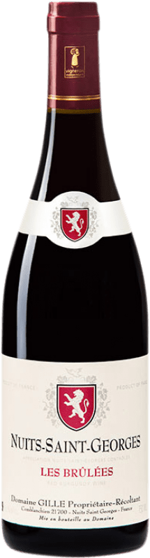 55,95 € Бесплатная доставка | Красное вино Domaine Gille Les Brûlées A.O.C. Nuits-Saint-Georges Бургундия Франция Pinot Black бутылка 75 cl