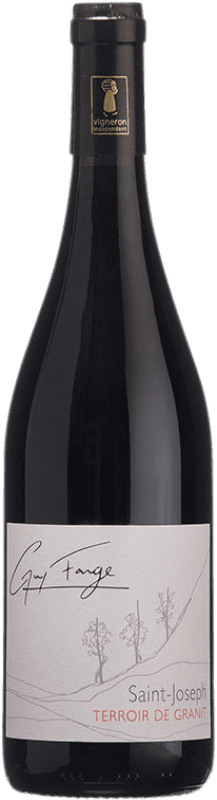 24,95 € Envio grátis | Vinho tinto Guy Farge Terroir de Granit A.O.C. Saint-Joseph França Syrah Garrafa 75 cl