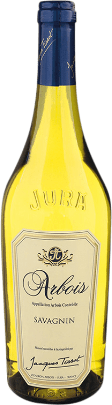 43,95 € 免费送货 | 白葡萄酒 Jacques Tissot Crianza — 陈酿 A.O.C. Arbois 朱拉 法国 Savagnin — 萨瓦尼安 75 cl