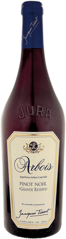 29,95 € Envío gratis | Vino tinto Jacques Tissot Gran Reserva A.O.C. Arbois Jura Francia Pinot Negro Botella 75 cl
