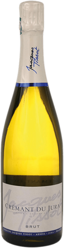 21,95 € Бесплатная доставка | Белое игристое Jacques Tissot Crémant брют A.O.C. Côtes du Jura Jura Франция Pinot Black, Chardonnay бутылка 75 cl